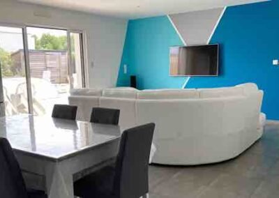 location maison piscine st jean de monts salon